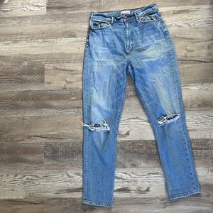 Loft high waist boyfriend jeans